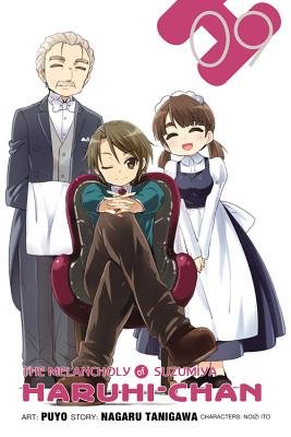 Cover of The Melancholy of Suzumiya Haruhi-chan Vol. 9