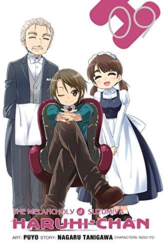 Cover of The Melancholy of Suzumiya Haruhi-chan Vol 9