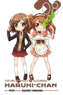 Cover of The Melancholy of Suzumiya Haruhi-chan Vol 8