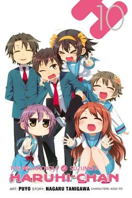 Cover of The Melancholy of Suzumiya Haruhi-chan Vol 10