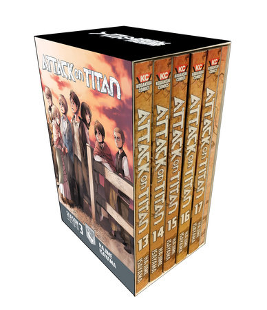 Cover of Attack on Titan Vol. 13–17