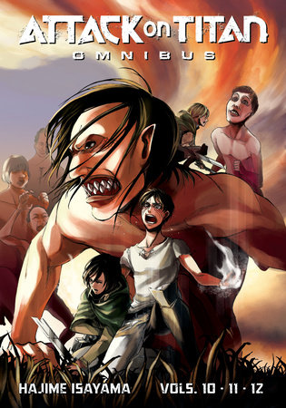 Cover of Attack on Titan Omnibus 4